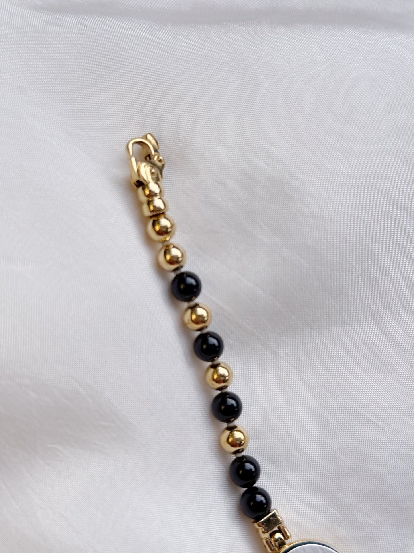 Rare Technos Sophia Round Balls Bracelet watch for women; Dainty timepiece
