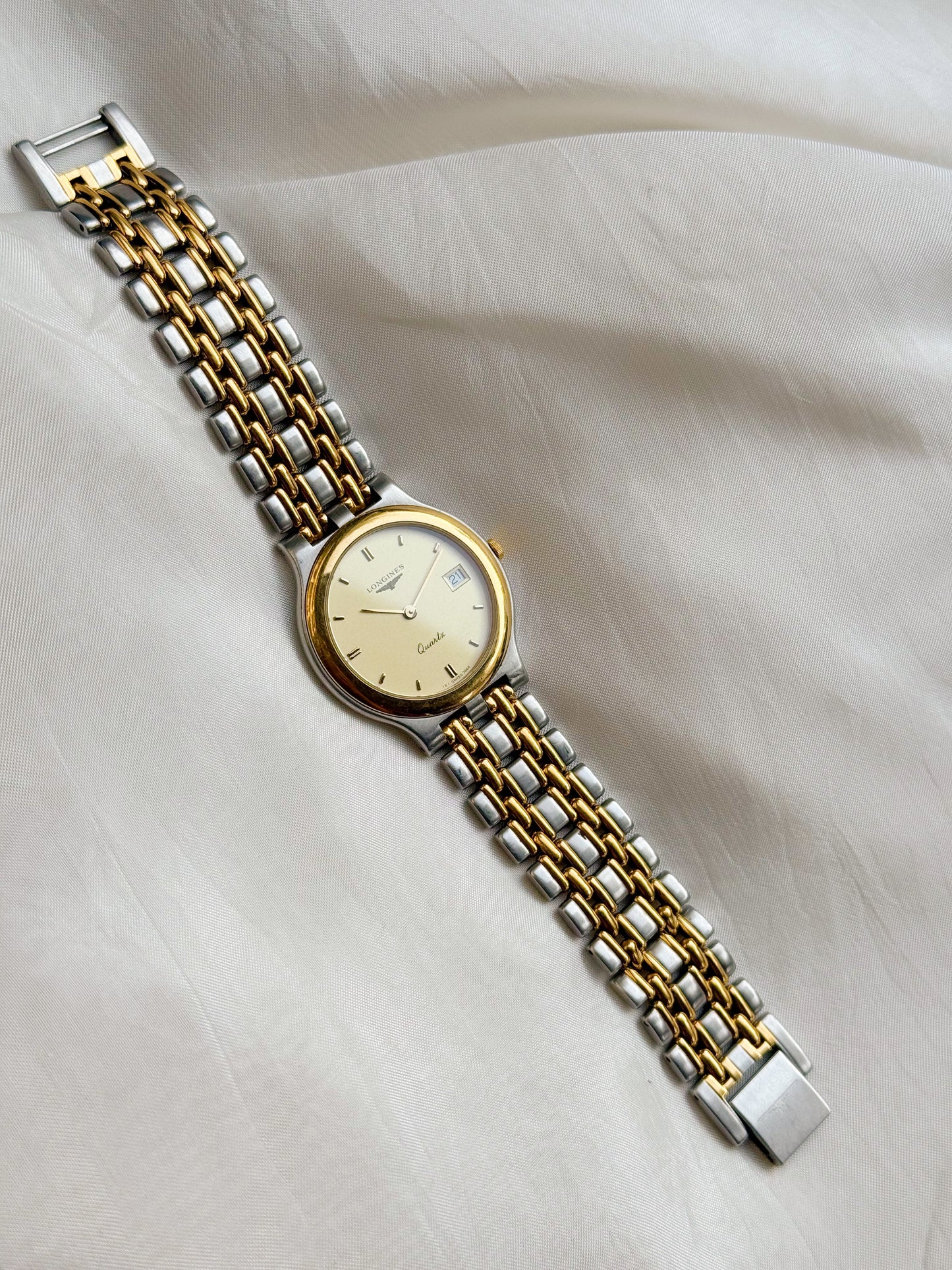 Vintage Longine Datejust Dial Women’s Two Tone watch