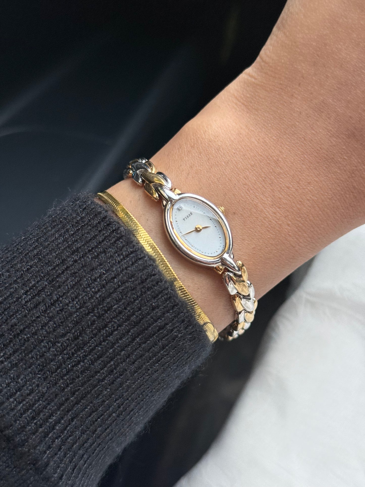 Vintage Seiko Tissè Two Tone watch
