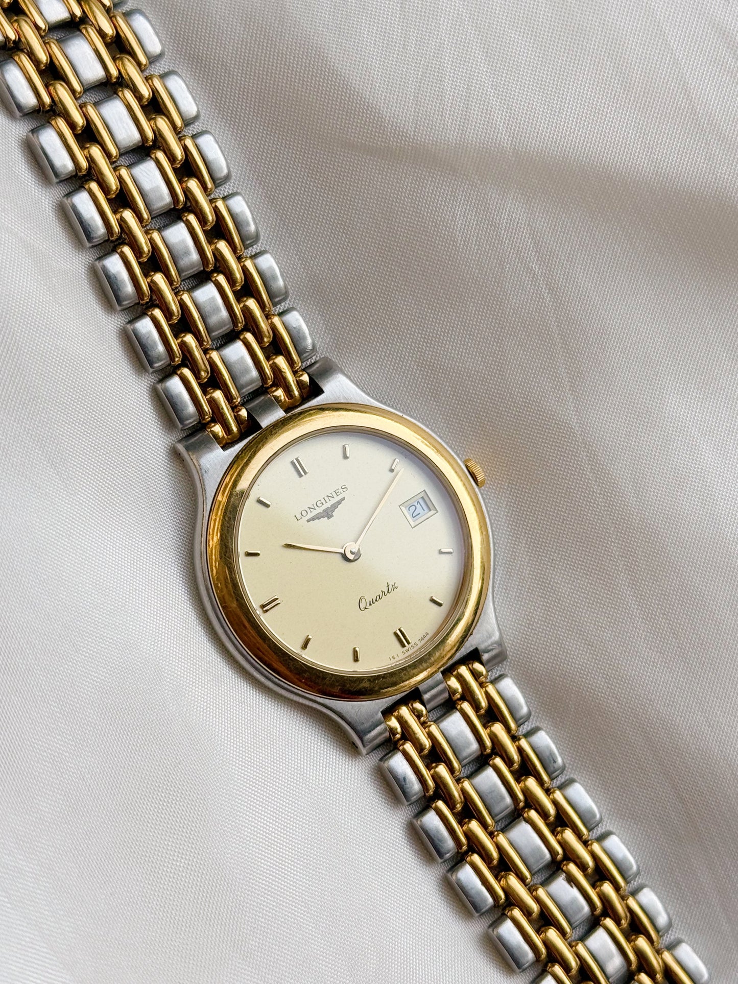 Vintage Longine Datejust Dial Women’s Two Tone watch