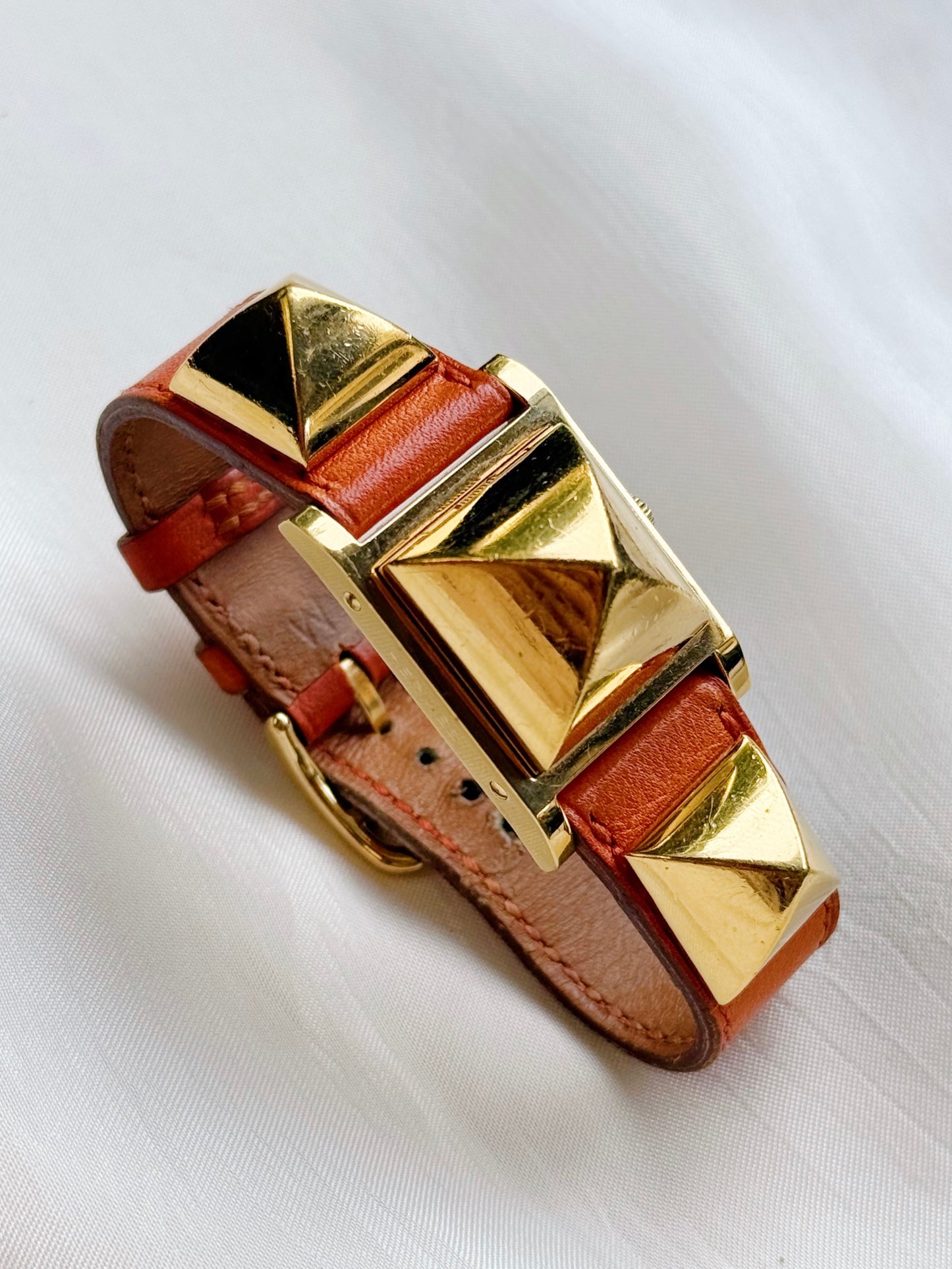 Vintage Hermes Rare Medor Pyramid Women’s watch; Peekaboo Dial