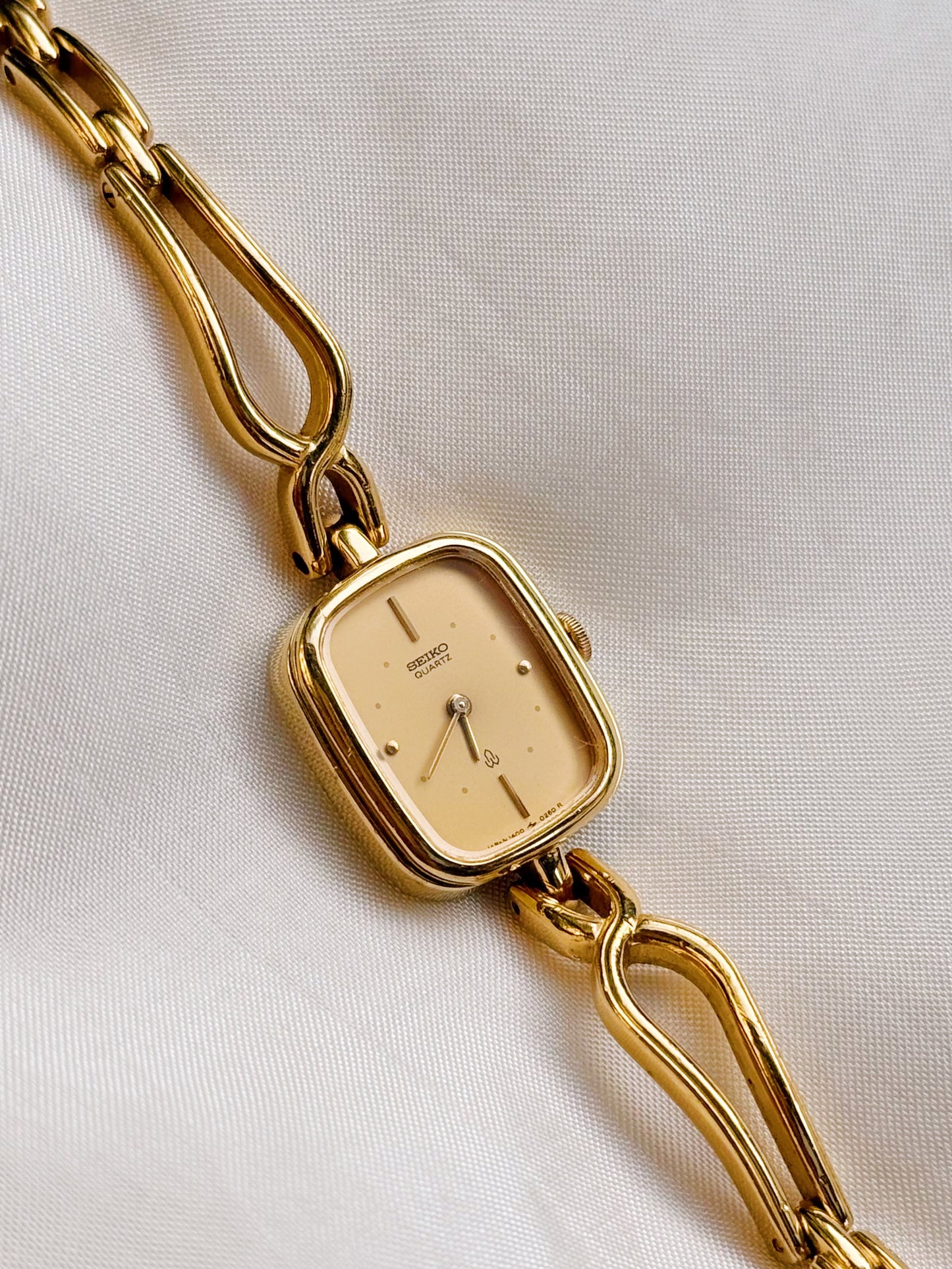 Rare Seiko Tank Gold plated watch