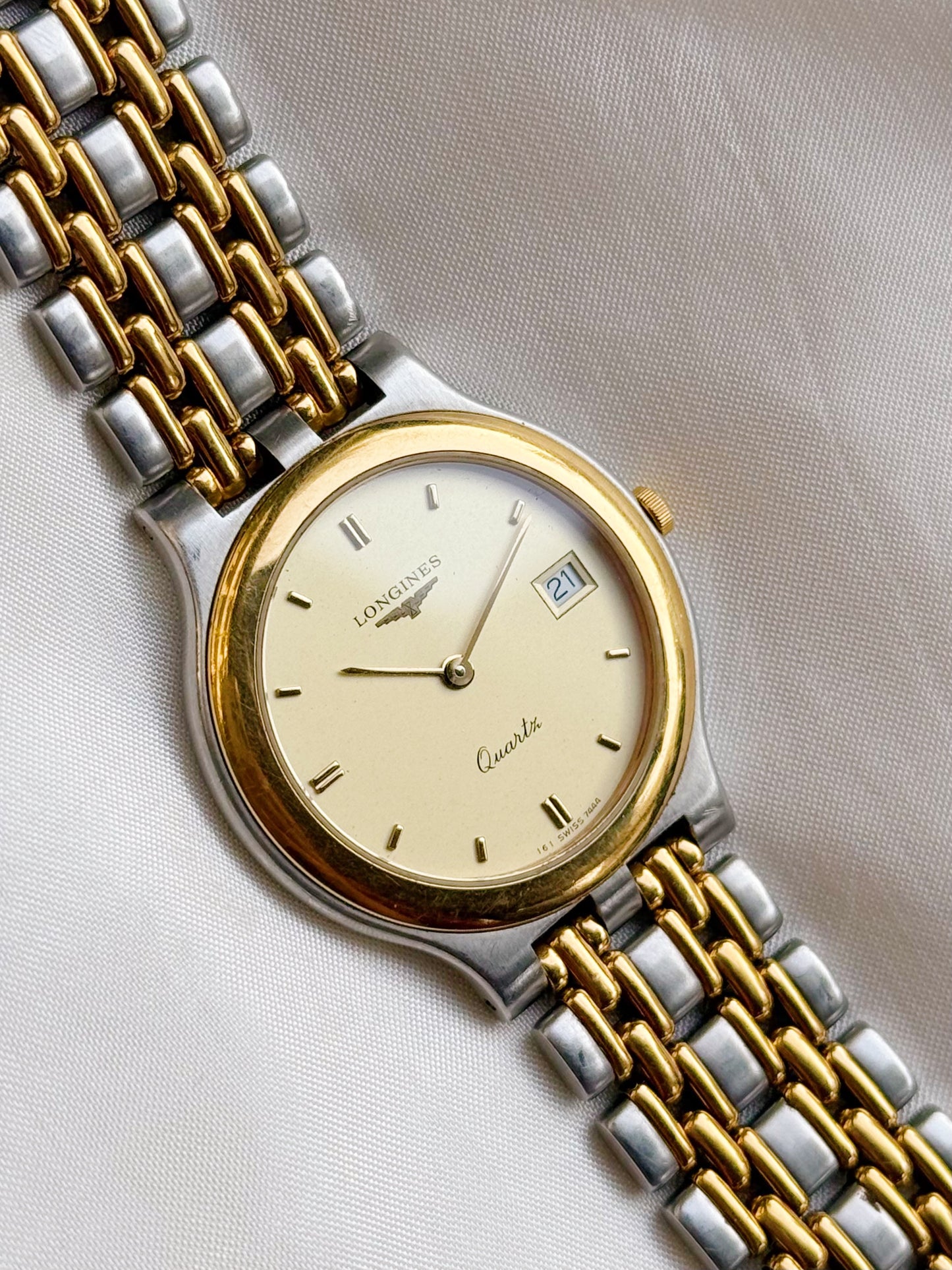 Vintage Longine Datejust Dial Women’s Two Tone watch