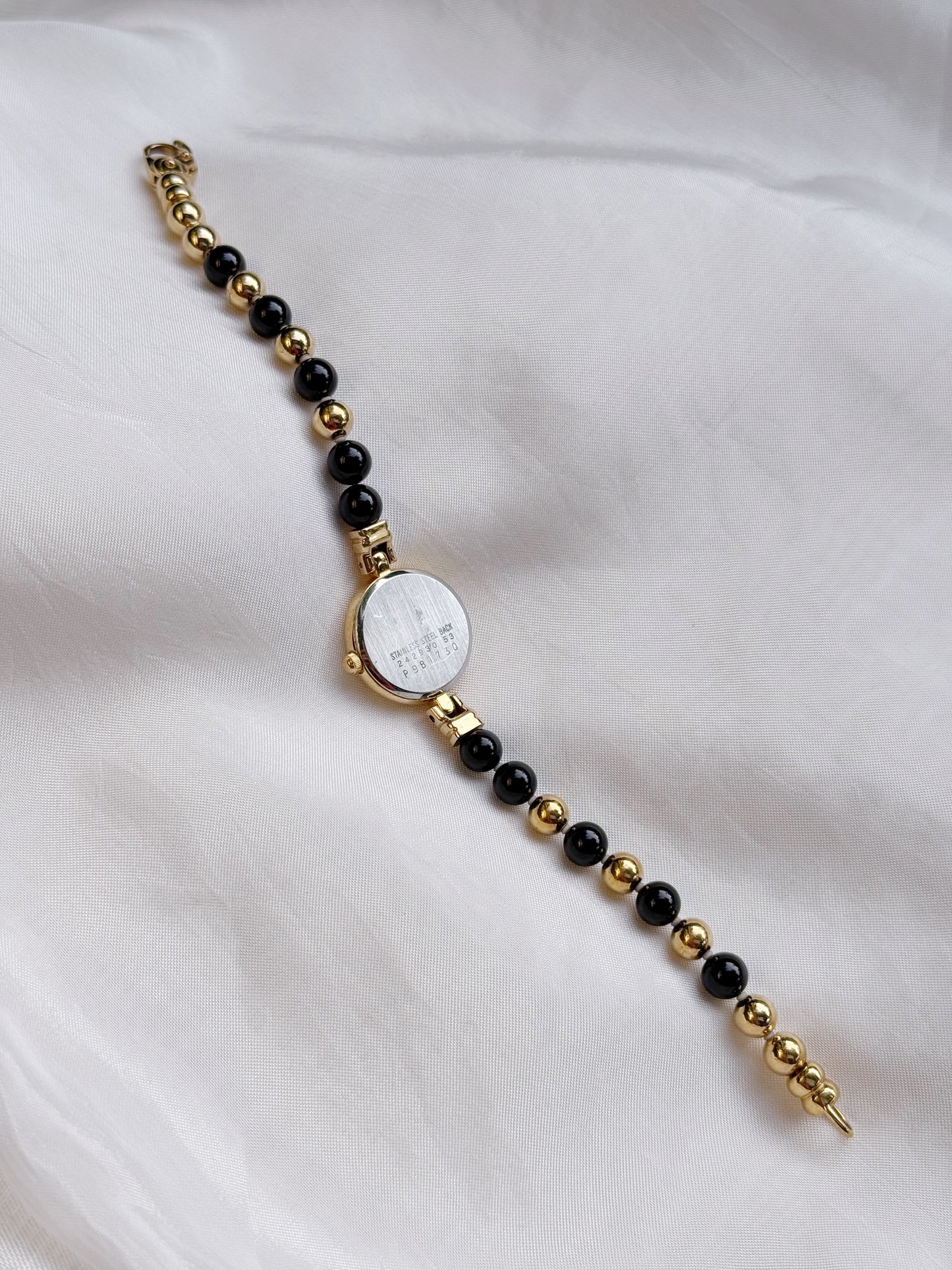 Rare Technos Sophia Round Balls Bracelet watch for women; Dainty timepiece