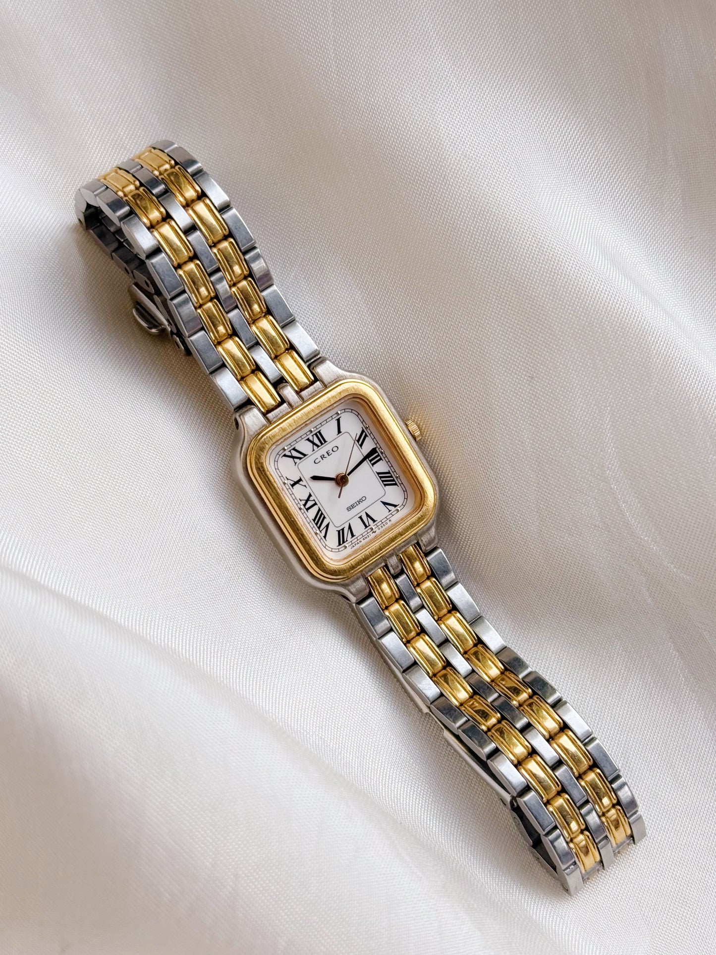 Vintage Rare Seiko Creo Watch for women; Panthere design