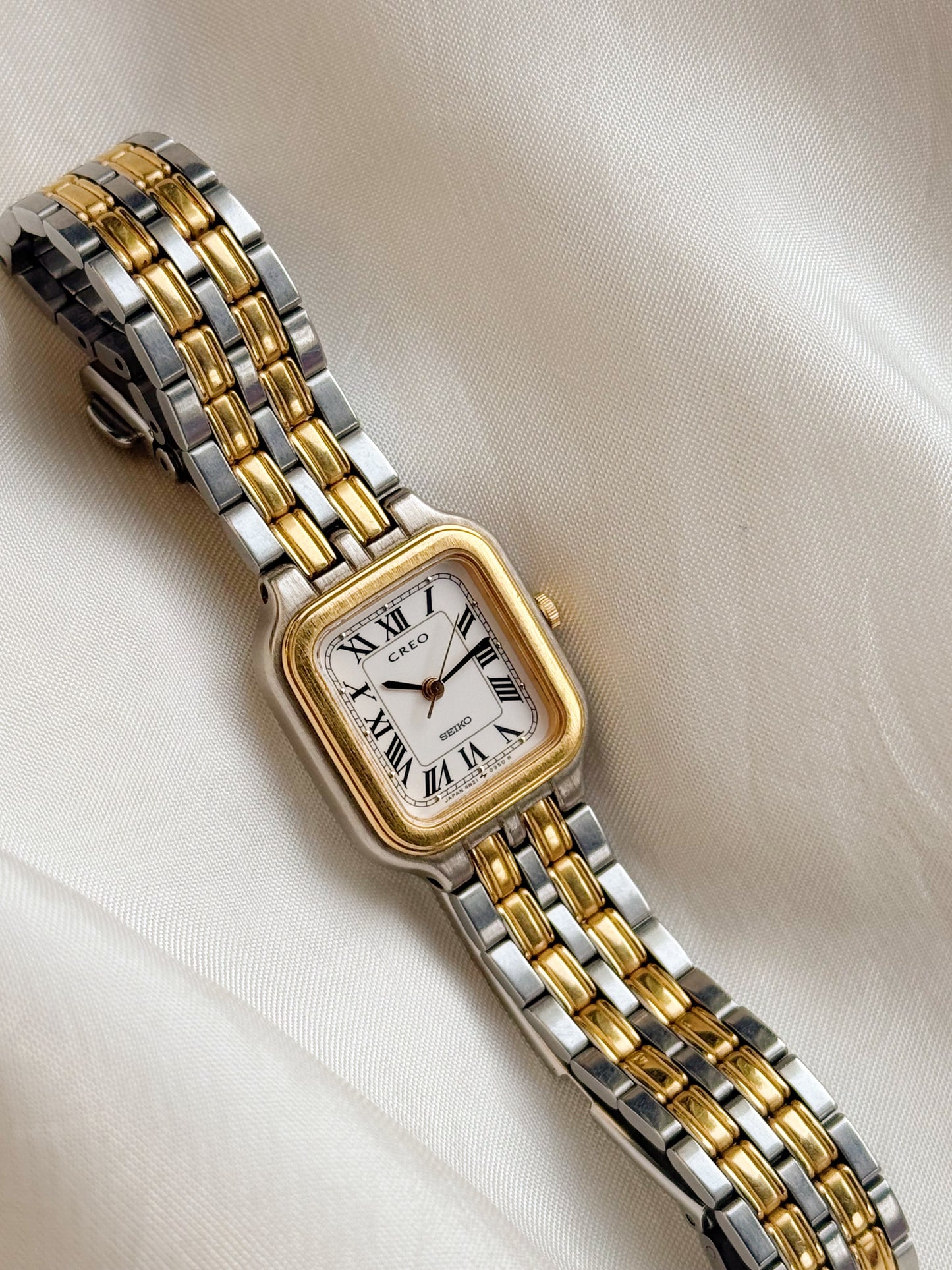 Vintage Rare Seiko Creo Watch for women; Panthere design
